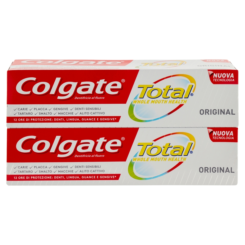 Colgate Total Original Dentifricio 2 x 75 ml